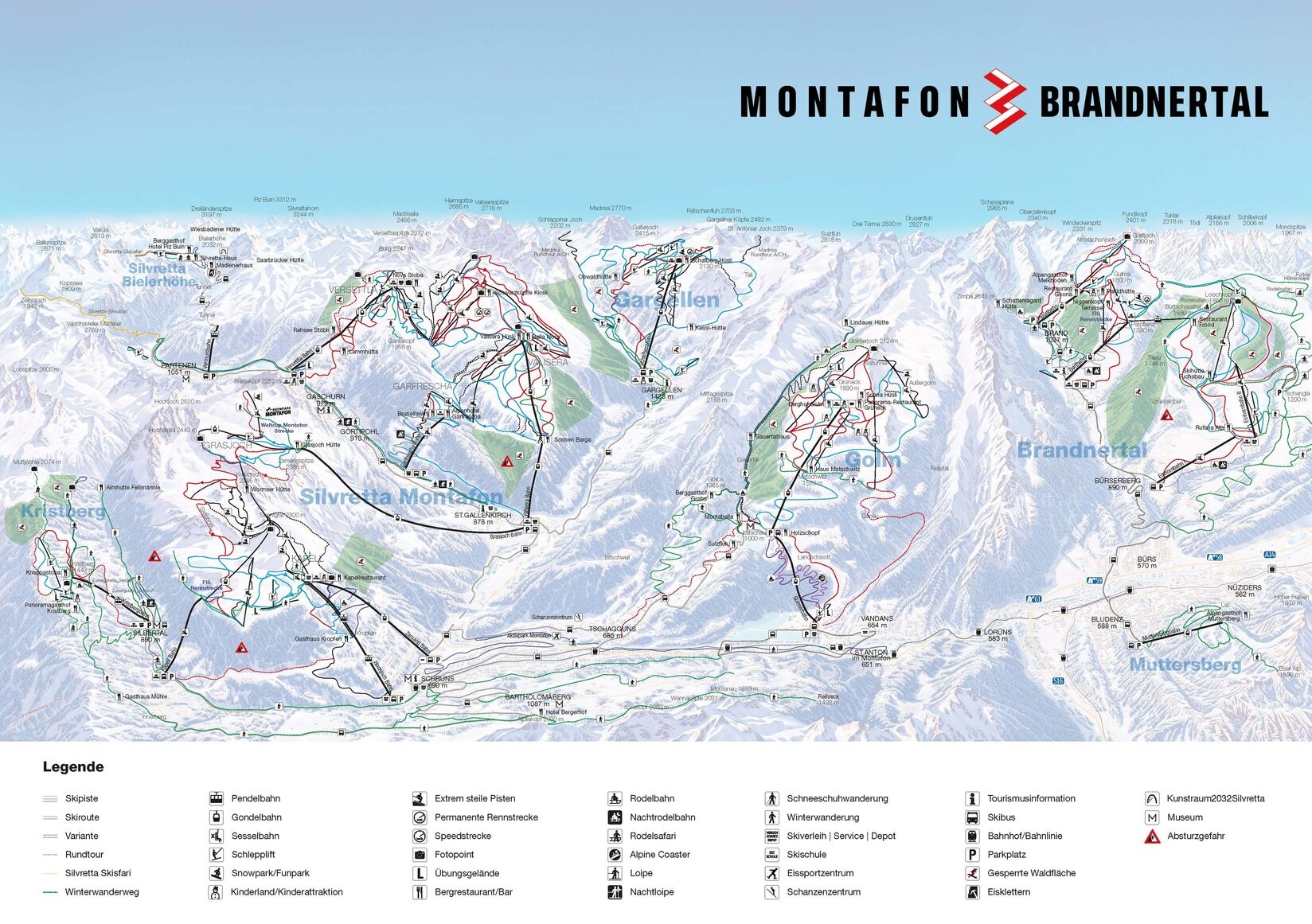 Pistkarta-Silvretta-Montafon